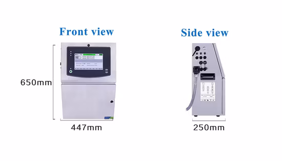 Docod OEM/ODM S400plus Impresora de inyección de tinta continua de tinta de tubo de plástico para tubería fotovoltaica