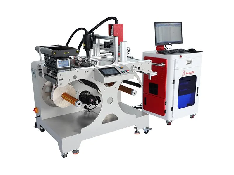 High Speed Intelligent Feeding Rewinding Machine & Coding Inkjet UV Printing Machine