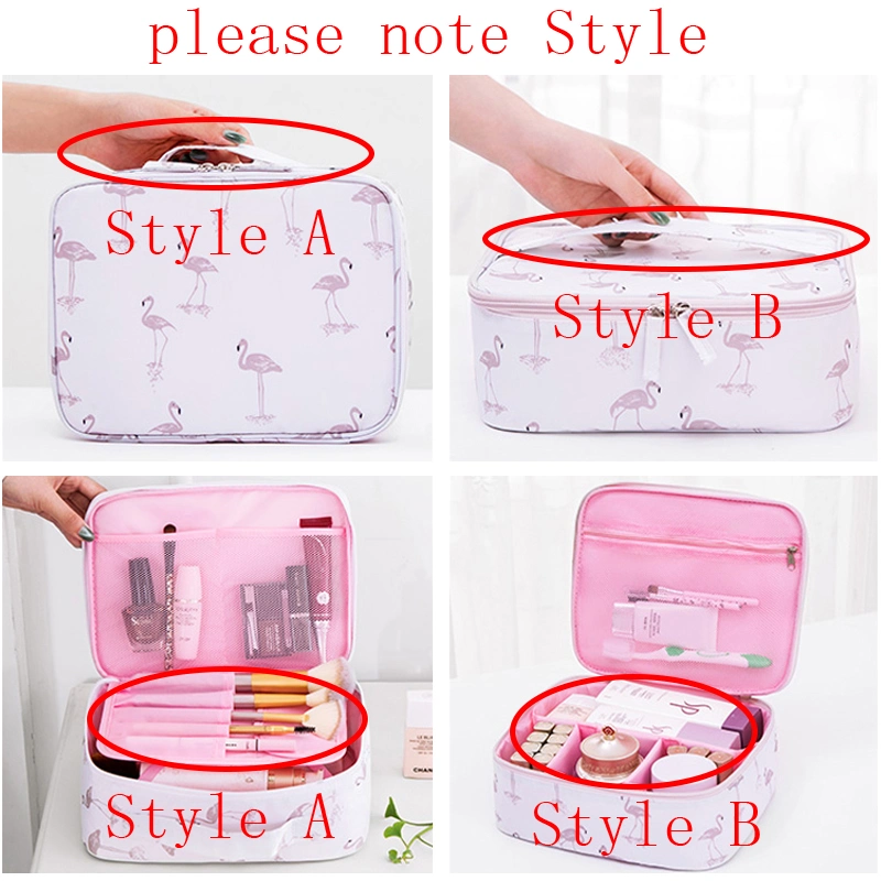 Brand Organizer Travel Fashion Lady Cosmetics Cosmetic Bag Beautician Storage Bags Large Capacity Women Makeup Bag H127