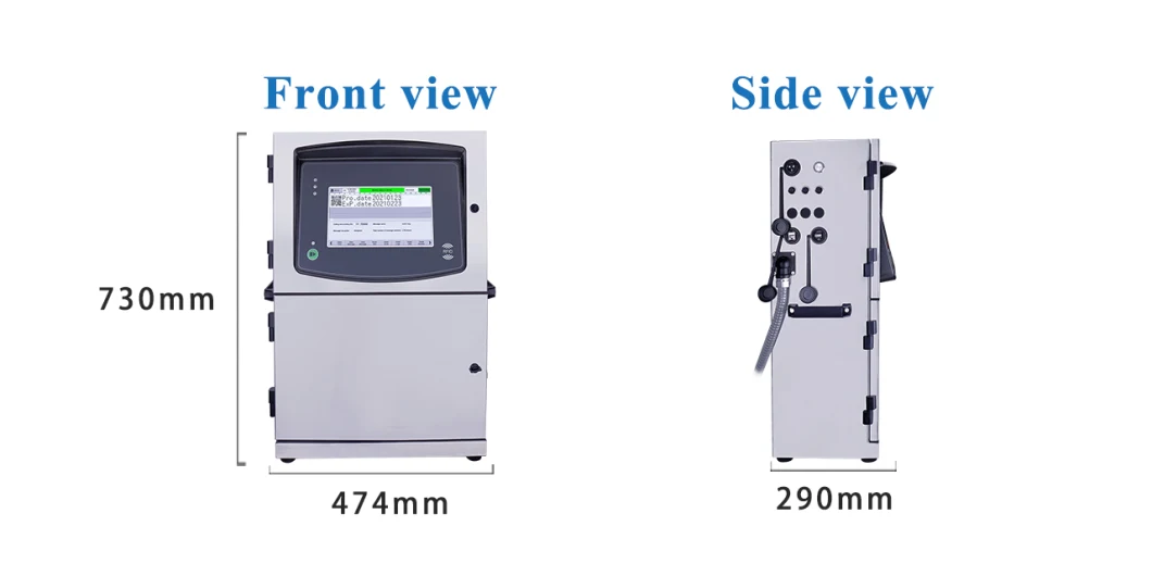 Docod OEM/ODM S400plus Plastic Tube Ink Continuous Inkjet Printer for PV Pipe