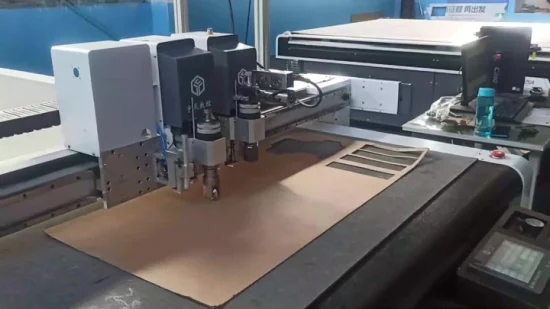 Fabricante CNC para caja de cartón de calidad alimentaria Impresión multifunción Ventana Paquete de regalo Corte de papel corrugado Cartón de fruta Máquina de fabricación digital No troquelado Manual