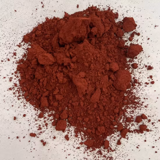 Pigmento inorgánico Óxido de hierro rojo Fe2o3 Óxido férrico H190